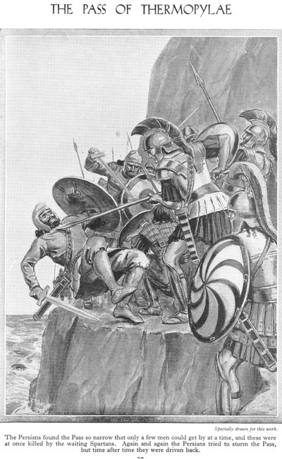 Thermopylae-passet, ca 1940-talet av Richard Henry Brock