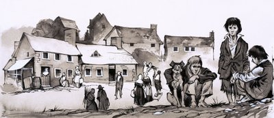 En man hemsökt av fattigdom: Richard Cobden (gouache på papper) av Richard Hook
