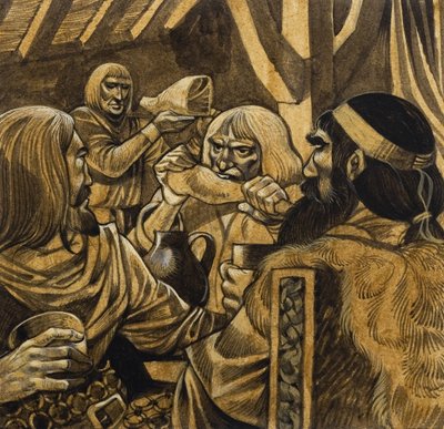 Balin meddelar Garlon av Richard Hook