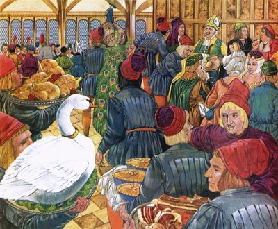 Fest för den nye ärkebiskopen av York 1467 av Richard Hook