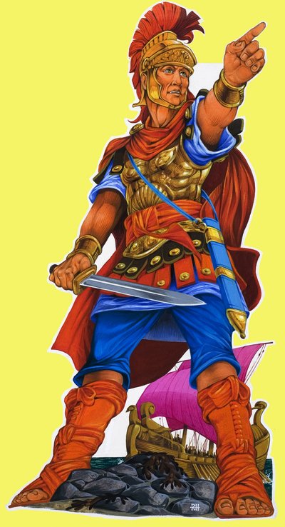 Romersk centurion, från "Det var en gång i tiden av Richard Hook