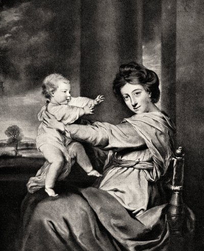Caroline, hertiginna av Marlborough och dotter, 1900-talet av Richard Houston
