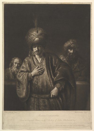 Hamans fördömelse, 1740-75. av Richard Houston