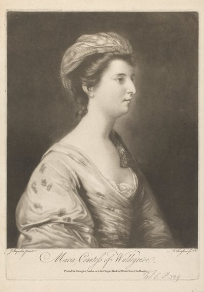 Maria, grevinna Waldegrave av Richard Houston