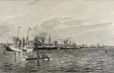 Naval Review i Kiel den 3 september 1890 av Richard Huenten