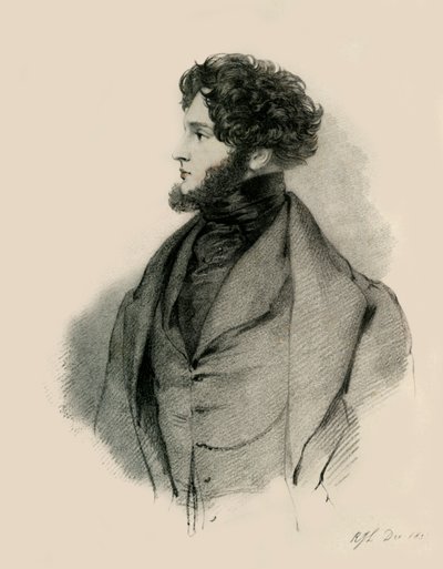 Alfred, greve dOrsay, 1833. av Richard James Lane