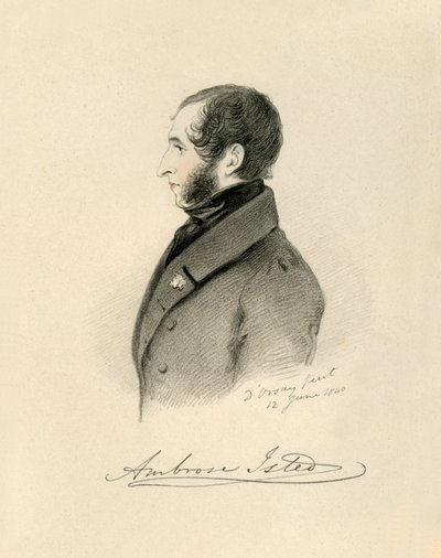 Ambrosius Isted, 1840. av Richard James Lane