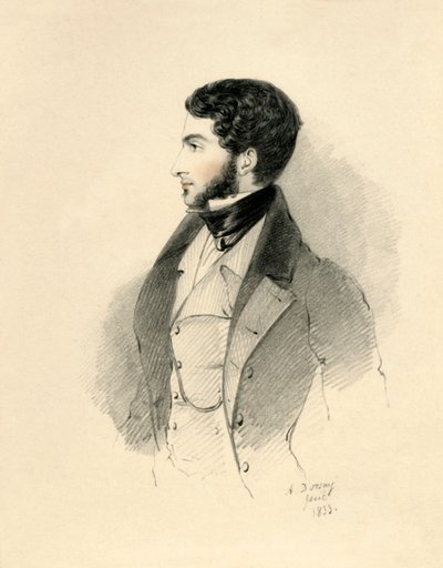 Den ärade George Byng M.P. därefter Viscount Enfield, 1833. av Richard James Lane