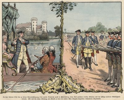 Kronprins Fredrik av Preussen vid Rheinsberg och Neuruppin av Richard Knoetel