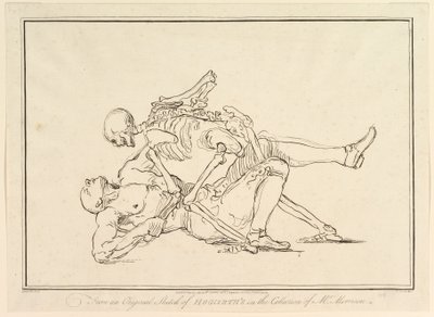 Från en originalskiss av William Hogarths i Mr. Morrisons samling, 1 mars 1782. av Richard Livesay