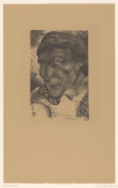 Brabant fiskfällesättare (originaltitel på objektet) Brabanttyper (ursprunglig serietitel) av Richard Nicolaüs Roland Holst