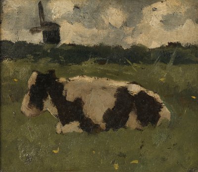 Vilande ko med en kvarn av Richard Nicolaüs Roland Holst