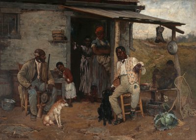 Ett hundbyte, 1881. av Richard Norris Brooke