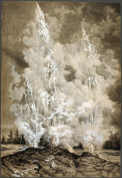 Yellowstone Geyser av Richard Norris Brooke