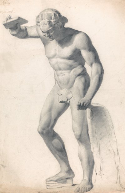 En faun med rör av Richard Parkes Bonington