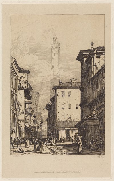 Bologna av Richard Parkes Bonington