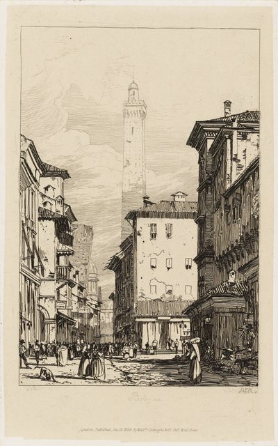 Bologna av Richard Parkes Bonington