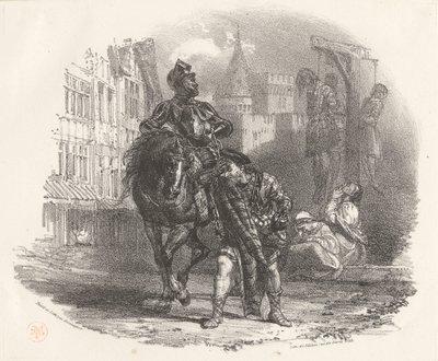 De hängda av Richard Parkes Bonington