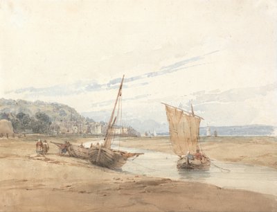 Nära Honfleur av Richard Parkes Bonington
