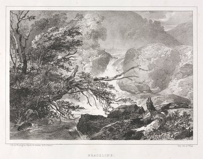 Pittoreska vyer över Skottland: Brackline av Richard Parkes Bonington