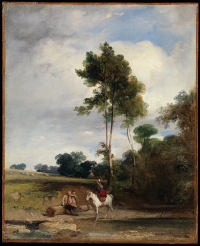 Rast vid vägkanten av Richard Parkes Bonington