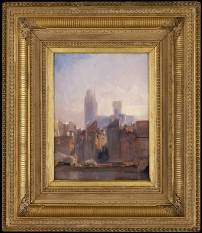 Katedralen i Rouen, soluppgång av Richard Parkes Bonington