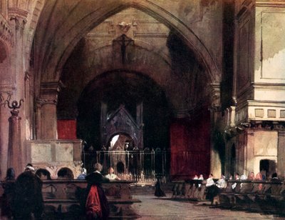 Kyrkan St Ambrogio, Milano, tidigt 1800-tal, 1929 av Richard Parkes Bonington