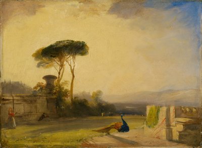 Utsikt över en villa nära Florens, 1826. av Richard Parkes Bonington