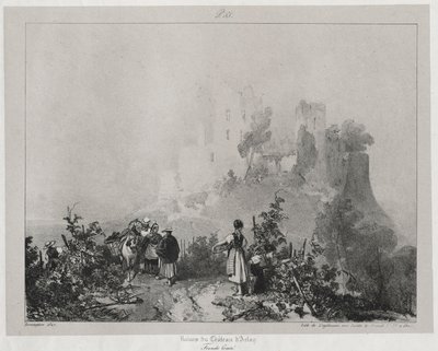 Pittoreska och romantiska resor i det antika Frankrike, Franche-Comté..., 1825. av Richard Parkes Bonington
