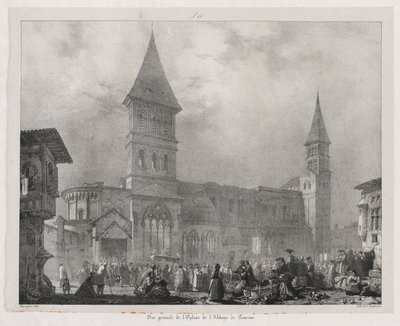 Pittoreska och romantiska resor i det antika Frankrike, Franche-Comté..., 1825. av Richard Parkes Bonington