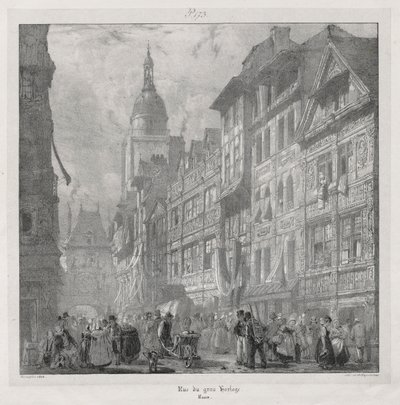 Pittoreska och romantiska resor i det antika Frankrike, Normandie..., 1824. av Richard Parkes Bonington