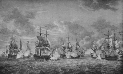 Slaget vid Cap-Français, c1760 av Richard Paton