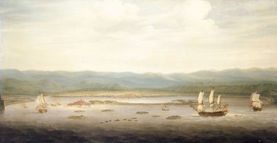 Vy över Port Royal, Jamaica, ca 1758 (olja på duk) av Richard Paton