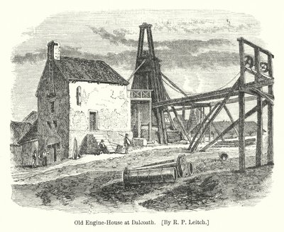 Old Engine-House at Dalcoath (gravyr) av Richard Principal (after) Leitch