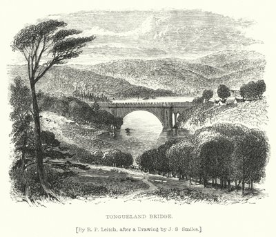 Tongueland Bridge (gravyr) av Richard Principal (after) Leitch