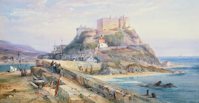 Mont Orgueil Castle, Gorey, Jersey, 1876 av Richard Principal Leitch