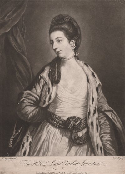 Den rätta ärade Lady Charlotte Johnston av Richard Purcell
