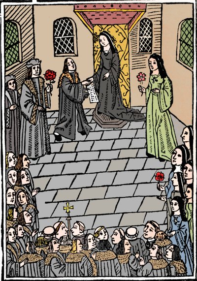 Äktenskapsfördrag mellan Charles V och prinsessan Mary Tudor, c1508 av Richard Pynson