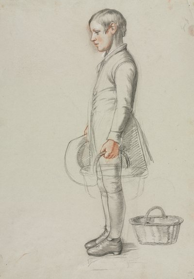 Studie för "Country Cousins" av Richard Redgrave