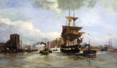 Lämnar West Bute Dock av Richard Short