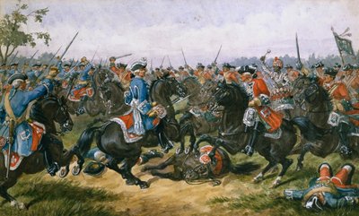 Slaget vid Malplaquet av Richard Simkin