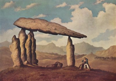 Megalitisk grav i Pentre Ifan, Pembrokeshire, 1835, 1946 av Richard Tongue