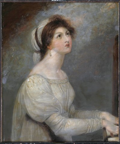 Lady Hamilton som Sankta Cecilia av Richard Westall