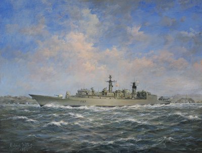 H.M.S. Chatham Type 22 (batch 3) fregatt, 1996 av Richard Willis