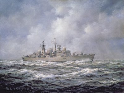 H.M.S. Exeter, typ 42 (batch 2) jagare av Richard Willis