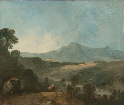 Cader Idris, med Mawddachfloden, ca. 1774. av Richard Wilson