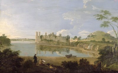 Caernarvon Castle, ca 1745-50 (olja på duk) av Richard Wilson