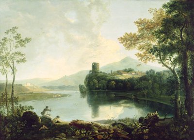 Slottet Dolbardarn (olja på duk) av Richard Wilson