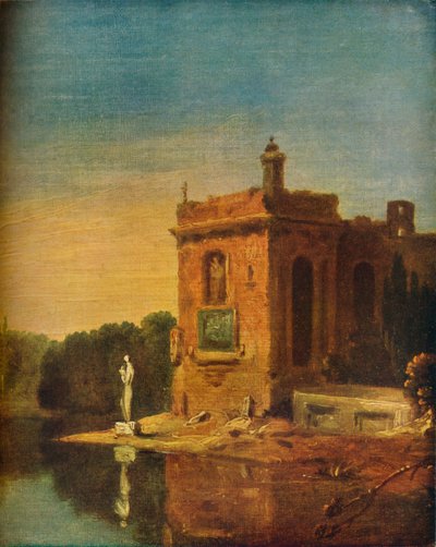 Italiensk scen, c1744 av Richard Wilson