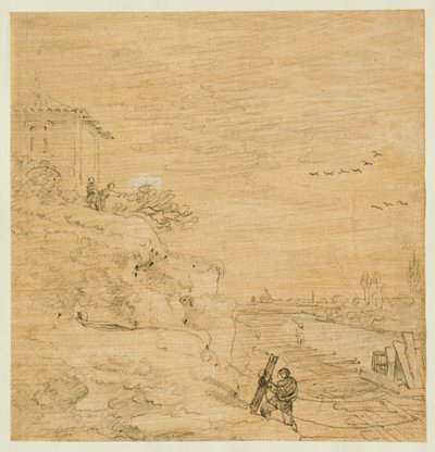 Am Ufer des Tiber av Richard Wilson